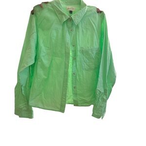 Universal Thread Green Button Down Shirt